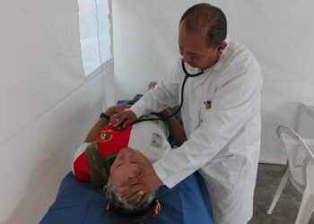 Brigada médica en la comunidad La Florida