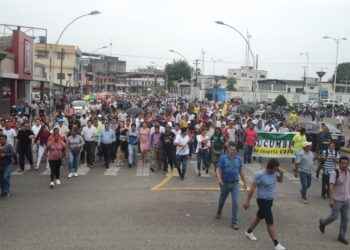 Sucumbíos se declara en paro contra la desatención del gobierno de Lenín Moreno
