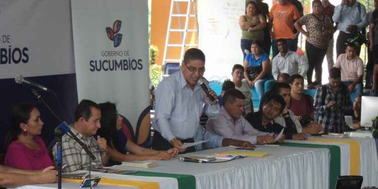 Gobierno de Lenín Moreno no cumple los acuerdos firmados con la asamblea de la provincia de Sucumbíos