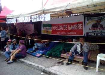 Por los 5 de Sucumbíos sigue la huelga de hambre