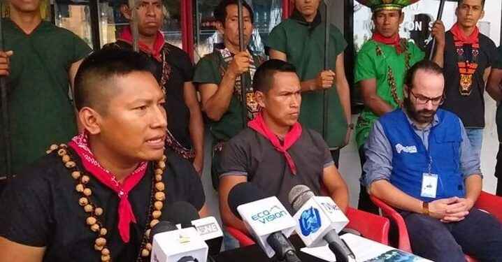 Comunidad Sinangüe denuncia interferencia del ejército ecuatoriano en sus territorios