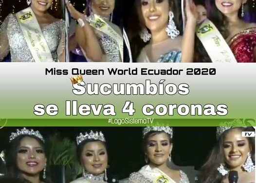 Cuatro coronas de belleza para Sucumbíos