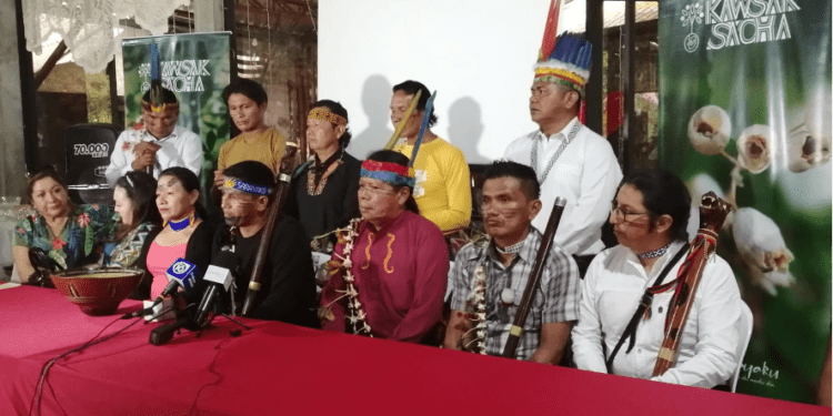 Consejo de gobierno y líderes de Sarayaku recibieron el premio que equivale a 10 mil dólares y participación en eventos internacionales.