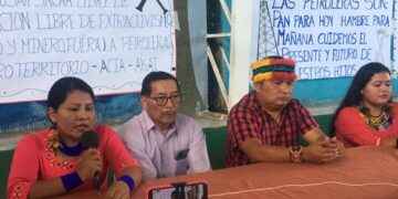 Dirigentes de ACIA y de comunidades adeherentes ratifcaron su rechazo a la presencia de todo tipo de empresas en sus territorios.