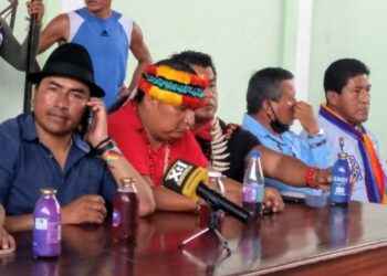 Presidente de la CONAIE llegó a Sucumbíos para dialogar con sus bases