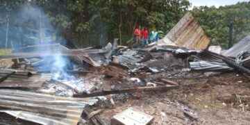 Familia pierde su casa a causa de incendio