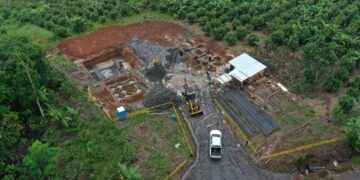 Avanza construcción del sistema de agua potable en comunidad Shuar Nantip