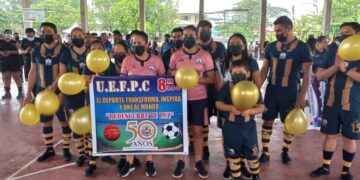 Inauguración del Campeonato de Padres de familia en la Unidad Educativa Pacífico Cembranos