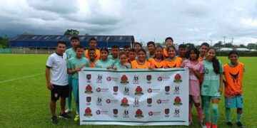 Equipo ADSELG de Sucumbíos, participa en el torneo Sub-14 que se desarrolla en la provincia de Orellana.