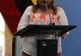 Paulina Quinga invitó a las autoridades a crear espacios deportivos adecuados para Orellana.