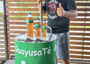 En pandemia Pedro Orosco cerró su asadero, hoy oferta GuayusaTé