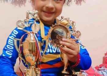 Migbelis Pretel, a sus 7 años, cumplió una excepcional participación en Perú.