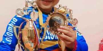 Migbelis Pretel, a sus 7 años, cumplió una excepcional participación en Perú.