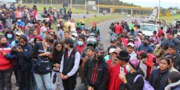 La acción principal de los manifestantes fue el cierre de vías