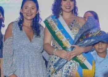 Carolina Cedeño fue elegida «Señorita Lago Agrio Tierra de Colores 2022