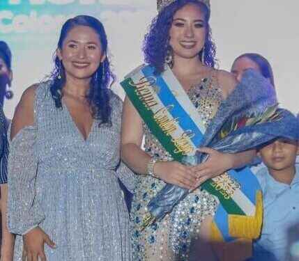 Carolina Cedeño fue elegida «Señorita Lago Agrio Tierra de Colores 2022