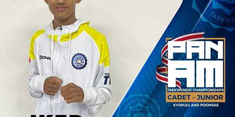 Íker Rojas, alcanzó la medalla de oro en la categoría 48 Kg.