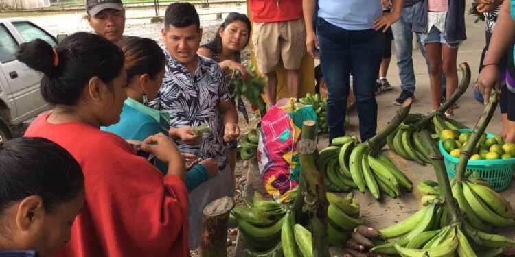 Productos de la zona fueron vendidas a los propios consumidores.