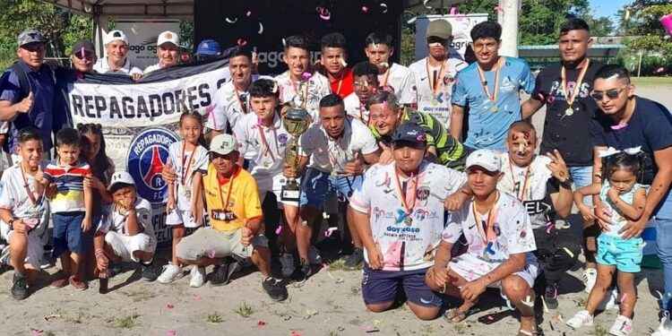 Repagadores consiguió el título en su primera participación en la Liga Aguarico.