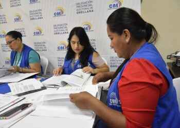 Vocalías de las juntas parroquiales de Rumipamba y Lago San Pedro de la alianza Unidad Orellanense, Listas 2-3 se encuentran inscritas oficialmente.￼
