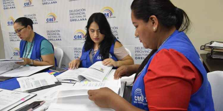 Vocalías de las juntas parroquiales de Rumipamba y Lago San Pedro de la alianza Unidad Orellanense, Listas 2-3 se encuentran inscritas oficialmente.