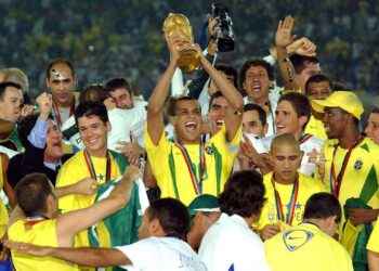 La selección de Brasil en el mundial del 2002 igualó el récord de 1970 cuando ganó todos sus partidos.