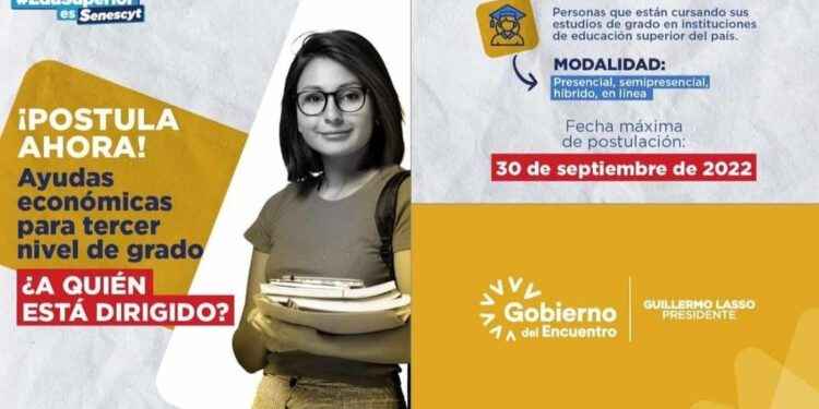 postulaciones becas tercer nivel