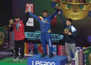 DEPORTES: SUCUMBÍOS –  Jonathan Quenamá, logra triple oro en Perú