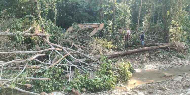 ORELLANADesmantelan frente minero ilegal que operaba en San Marcos