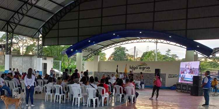 SUCUMBÍOS: INDEPENDIENTE EN LOS BARRIOS – Barrio Brisas del Aguarico 1, ya cuenta con cancha cubierta