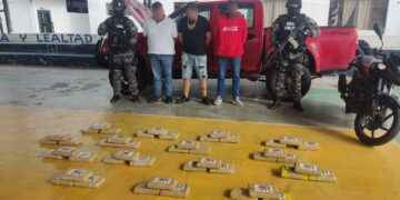 NAPO: Policía detuvo a camioneta que transportaba droga