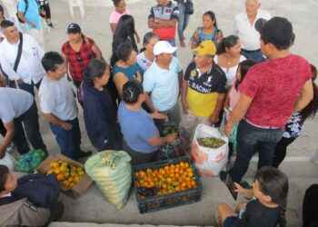 POBLADORES DE PUERTO LIBRE Y PIMAMPIRO, INTERCAMBIAN PRODUCTOS MEDIANTE LA MODALIDAD DEL TRUEQUE