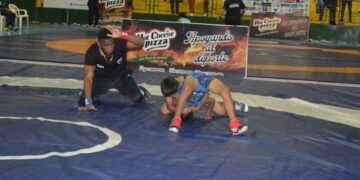 Selección de lucha Olímpica a Campeonato Nacional en la Provincia de Zamora Chinchipe, en la Categoría Menores.