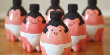 ¿Cómo hacer bolos de sumo?