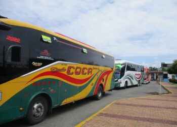 Terminal Terrestre de Nueva Loja más activo