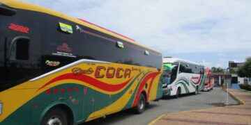 Terminal Terrestre de Nueva Loja más activo