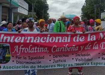 Caminata por el día internacional de la mujer negra