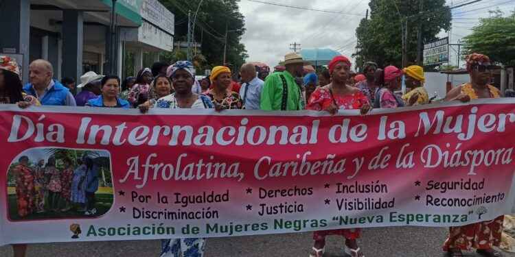 Caminata por el día internacional de la mujer negra