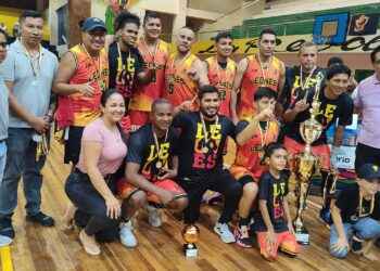 Leones se corono campeón del baloncesto masculino de Liga Lago Agrio.