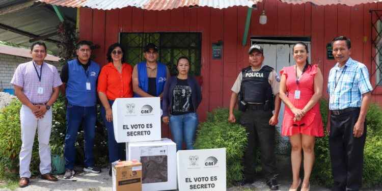 En Sucumbíos se desarrolló Simulacro del Voto en Casa para la Segunda Vuelta