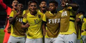 Ecuador lidera el Grupo A del Mundial de Fútbol sub 17.