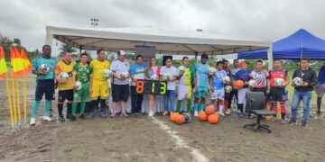 Liga Deportiva Barrial Lago Agrio inauguro campeonato 2024.