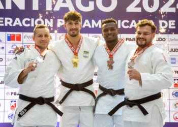Bronce Panamericano en Judo realizado en Chile.