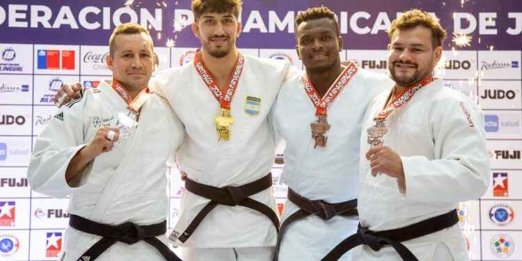 Bronce Panamericano en Judo realizado en Chile.