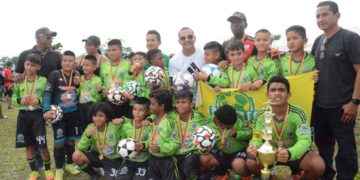 Liga Barrial Central Lago Agrio finalizo el torneo de la categoría sub – 12.