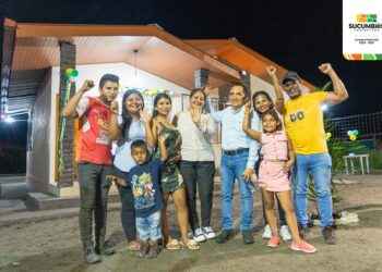 Prefectura de Sucumbíos entrego la quinta vivienda social.