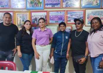 Directora Zonal 1 del Deporte visito Sucumbíos.