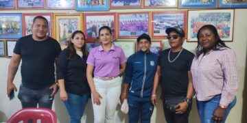 Directora Zonal 1 del Deporte visito Sucumbíos.