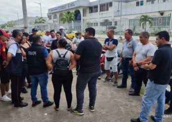 Guardias de Seguridad reclaman haberes impagos.