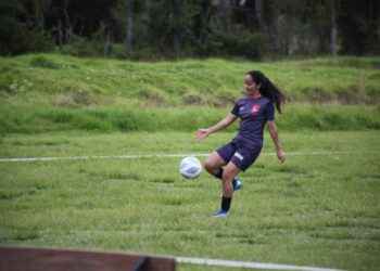 Kimberly Monar deportista de Sucumbíos participo de la Super Liga Femenina.